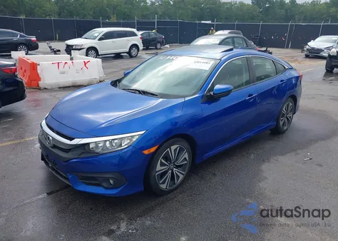 2018 Honda Civic Ex-L from USA, damaged, VIN JHMFC1F75JX042246
